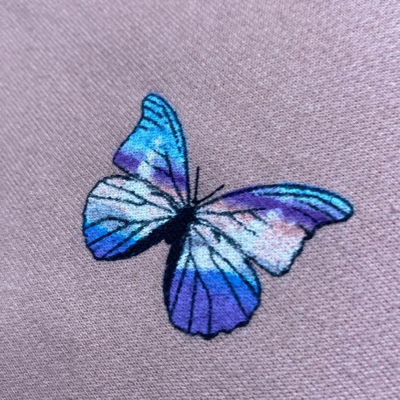 Butterfly Cropped Sweatshirt XXL (19) - Picture 5 of 8